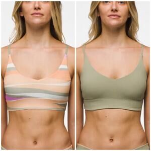 Prana Willow Falls Reversible Top Women's XS Waves Bikini Beach Summer Vacation